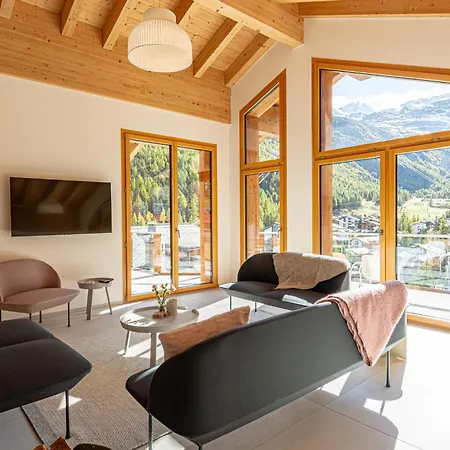 Apartmán Luxury Penthouse Sonnenhof Saas Fee